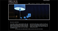 Desktop Screenshot of delsollampshades.com